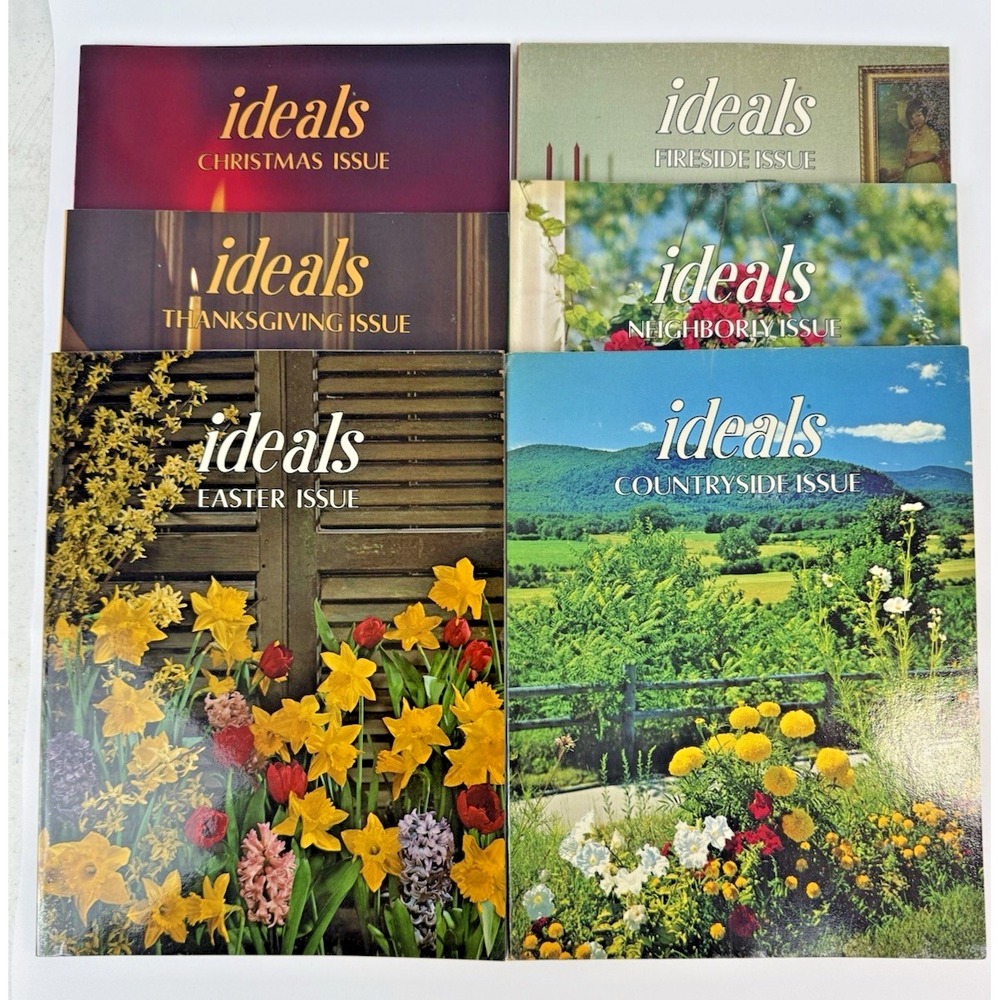 Ideals Magazines 1978 Lot of 6 Christmas Thanksgiving Easter Friendship Neighbor